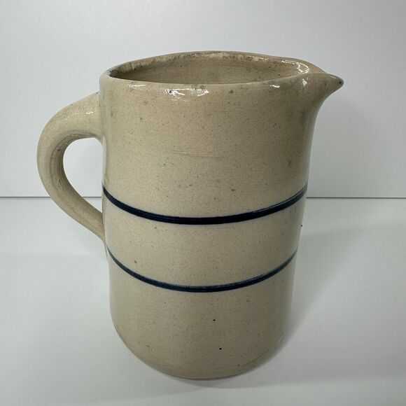 Paul Storie Pottery Co Pitcher Vase Utensil Holder 7.5" Farmhouse Cottagecore - Picture 3 of 14